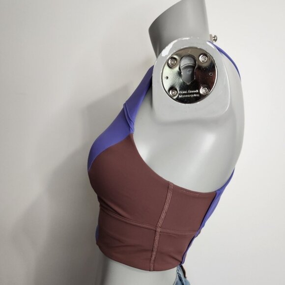 Lululemon Hike to Swim Purple, Brown High Neck Sports Bra Size S - Picture 12 of 15